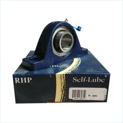 MP55  RHP Heavy duty 2 bolt cast iron pillow block self-lube housed unit - Metric Thumbnail